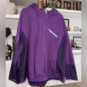 Purple Hooded Jacket